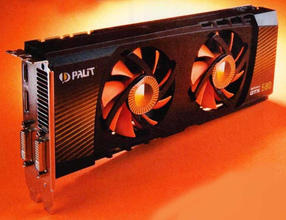 Видеокарта Palit GeForce GTX 580 3GB обзор, тест и сравнение