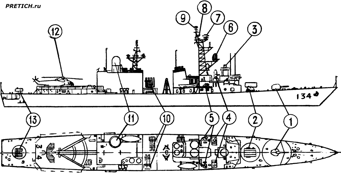 pretich.com/images/articles/dd134-b_us-navy_mariner_boat_shema_0001.png