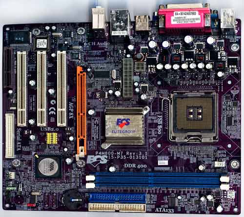 ECS P4M800-M7 Rev:3.1 PC Motherboard Review - Specifications, Upgrades