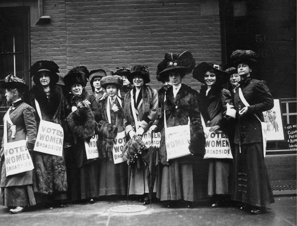 Суфражистки Votes Woman Broadside