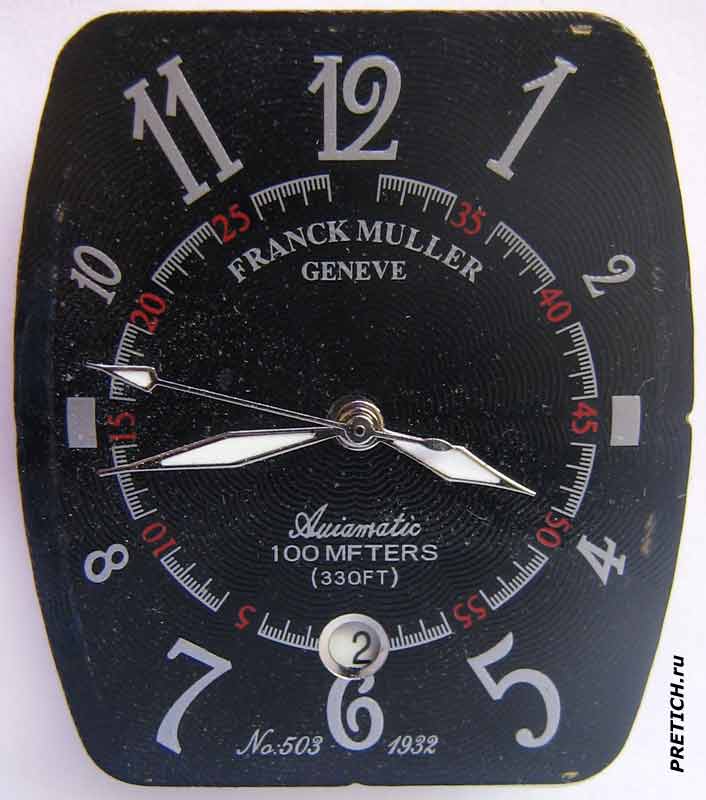 Franck Muller Automatic 100 MFTERS (330FT) циферблат Franck Muller Automatic 100 MFTERS (330FT) циферблат