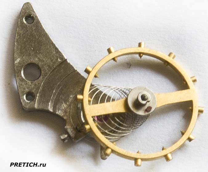 ЗИМ 2602 маятник часов, разборка и описание